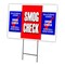 Signmission Smog Check Yard Sign & Stake outdoor plastic coroplast window, C-1216-DS-Smog Check C-1216-DS-Smog Check - alternate 1